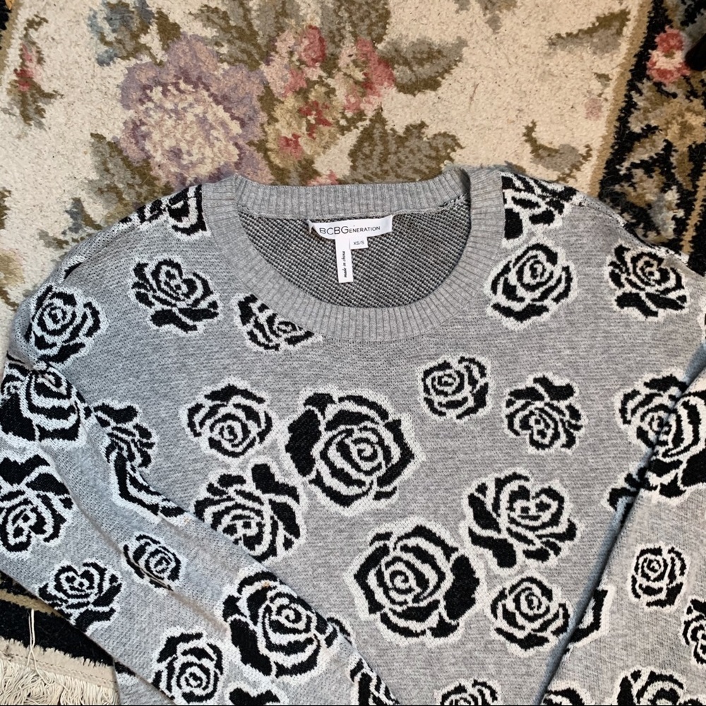 Rose Print Dress